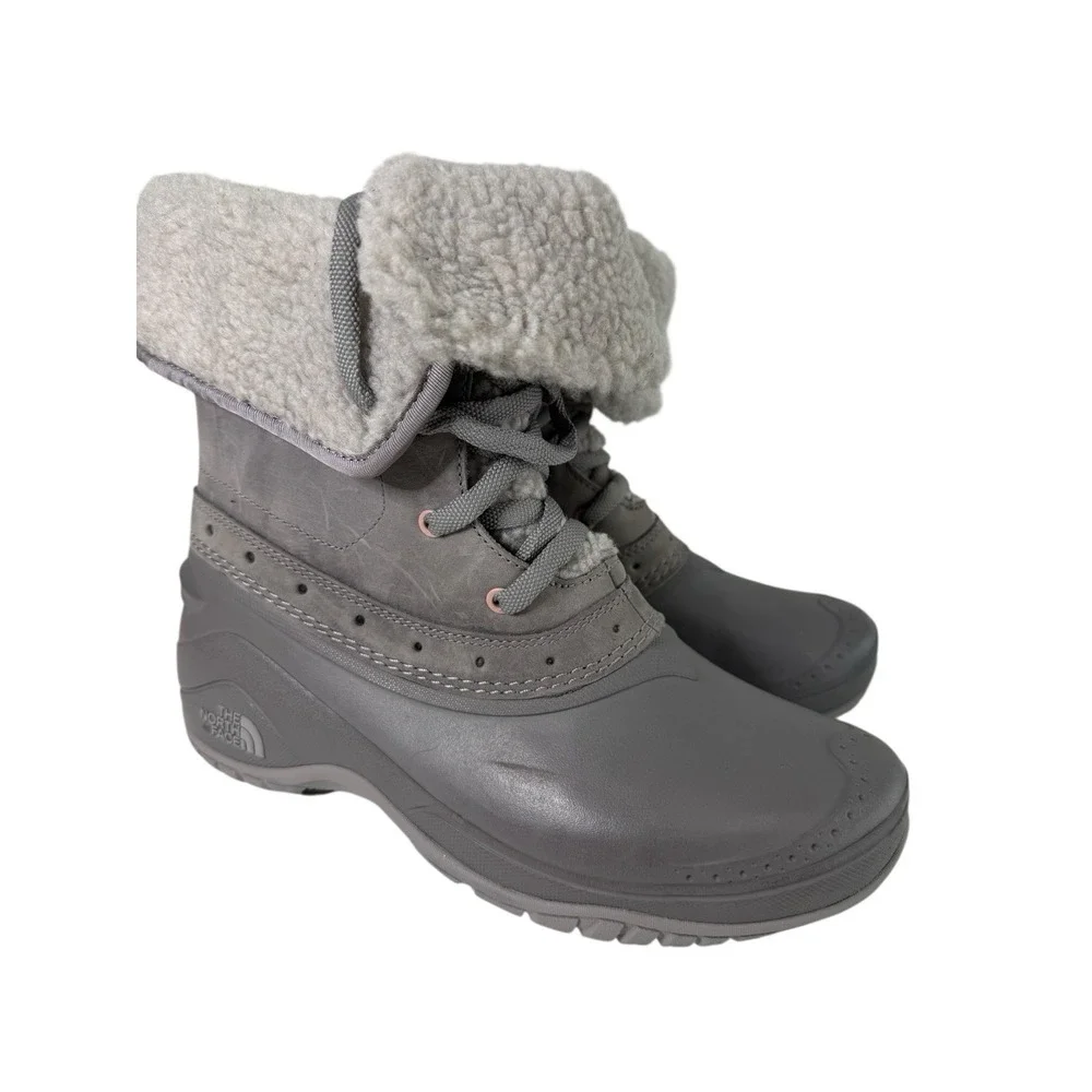 The North Face Shellista Rool Down -Gray- Women's Boots Size 7‎ No Box